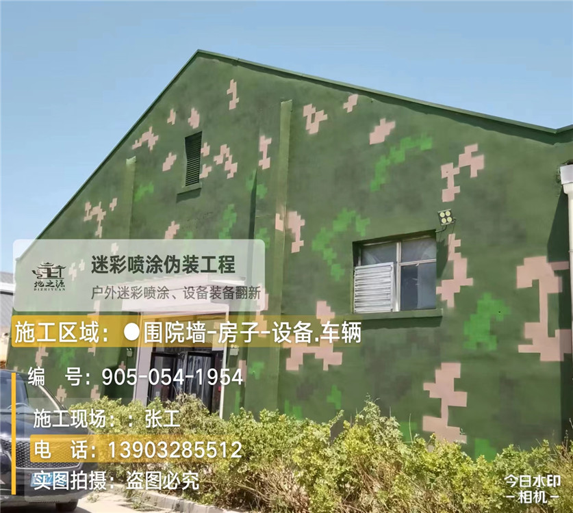 朔州外墙数码迷彩漆施工报价清单（100㎡标准墙面测算）